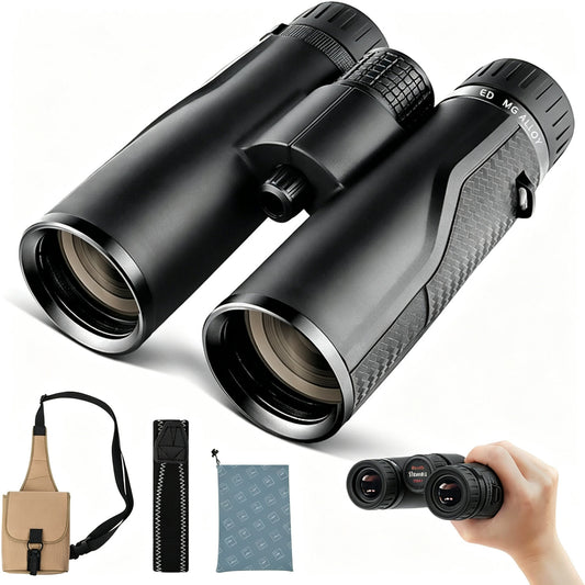 ED HD Binoculars 8x42, Waterproof & Fogproof, BAK4 Prism